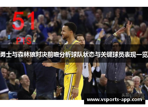 勇士与森林狼对决前瞻分析球队状态与关键球员表现一览
